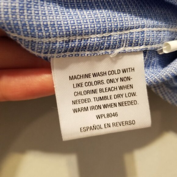 Men's Tasso Elba Button-Down LS Shirt size XL - Picture 9 of 9